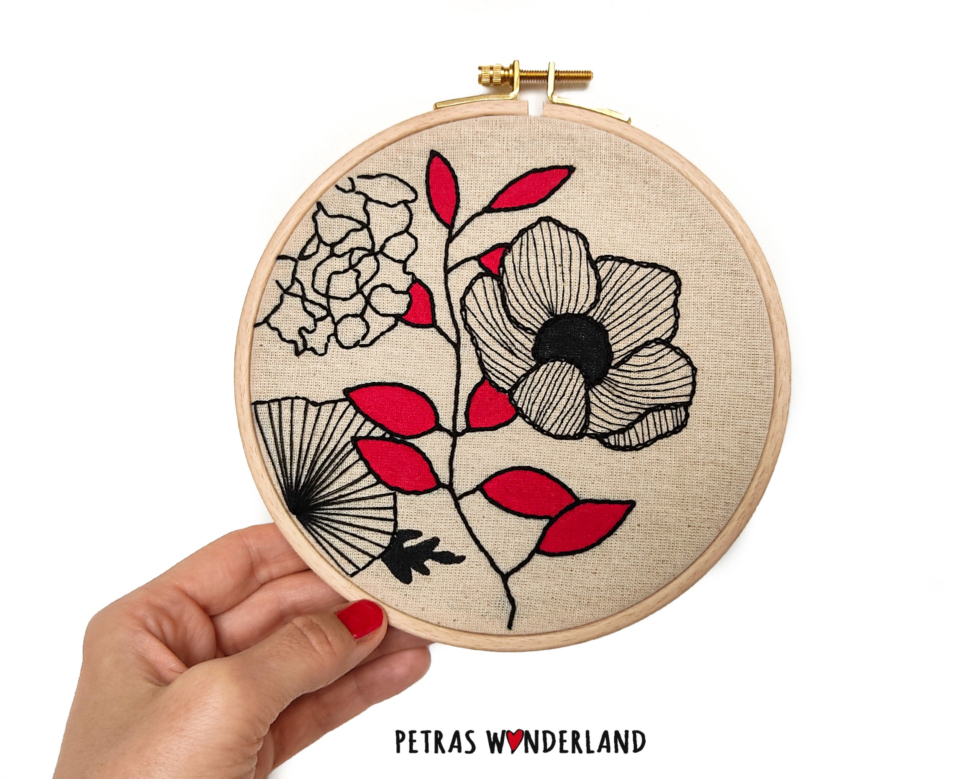 Flower Power - PDF embroidery pattern and tutorial 08