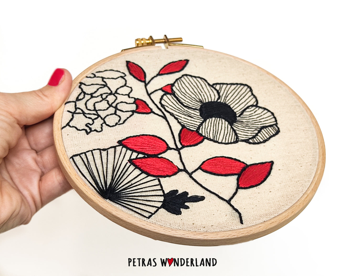 Flower Power - PDF embroidery pattern and tutorial 09