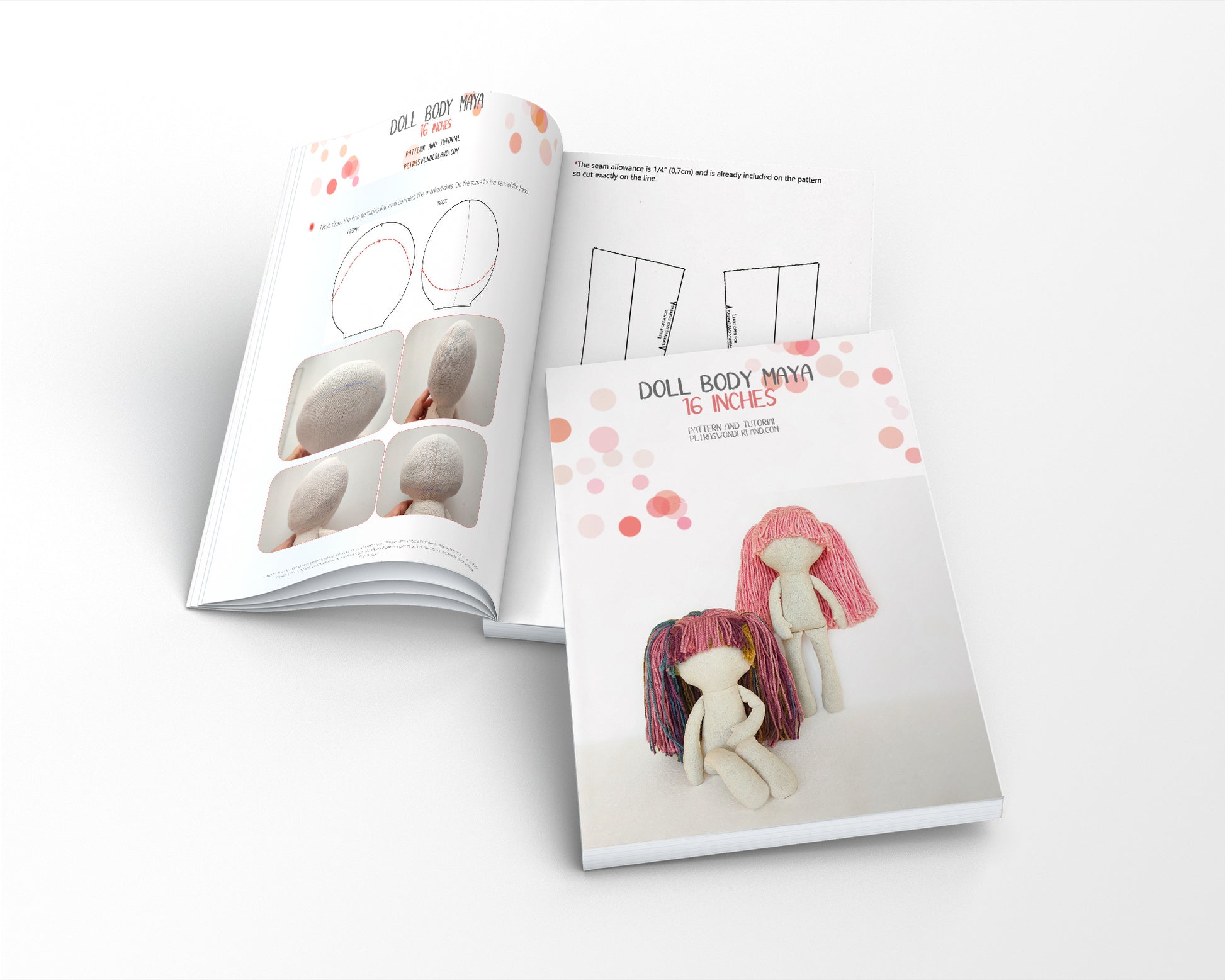 Doll Body Maya 16 inch - PDF sewing pattern and tutorial 08