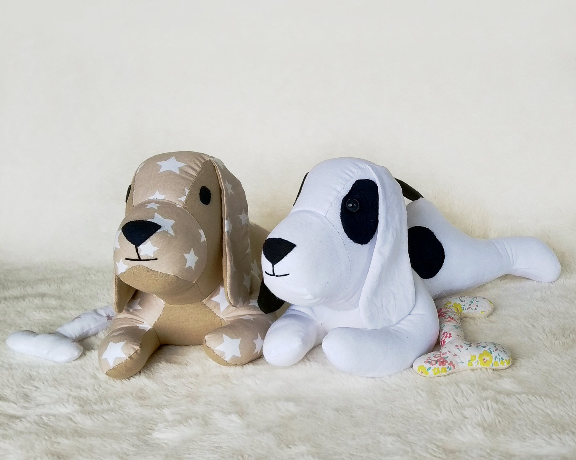Lazy Dog - PDF doll sewing pattern and tutorial 