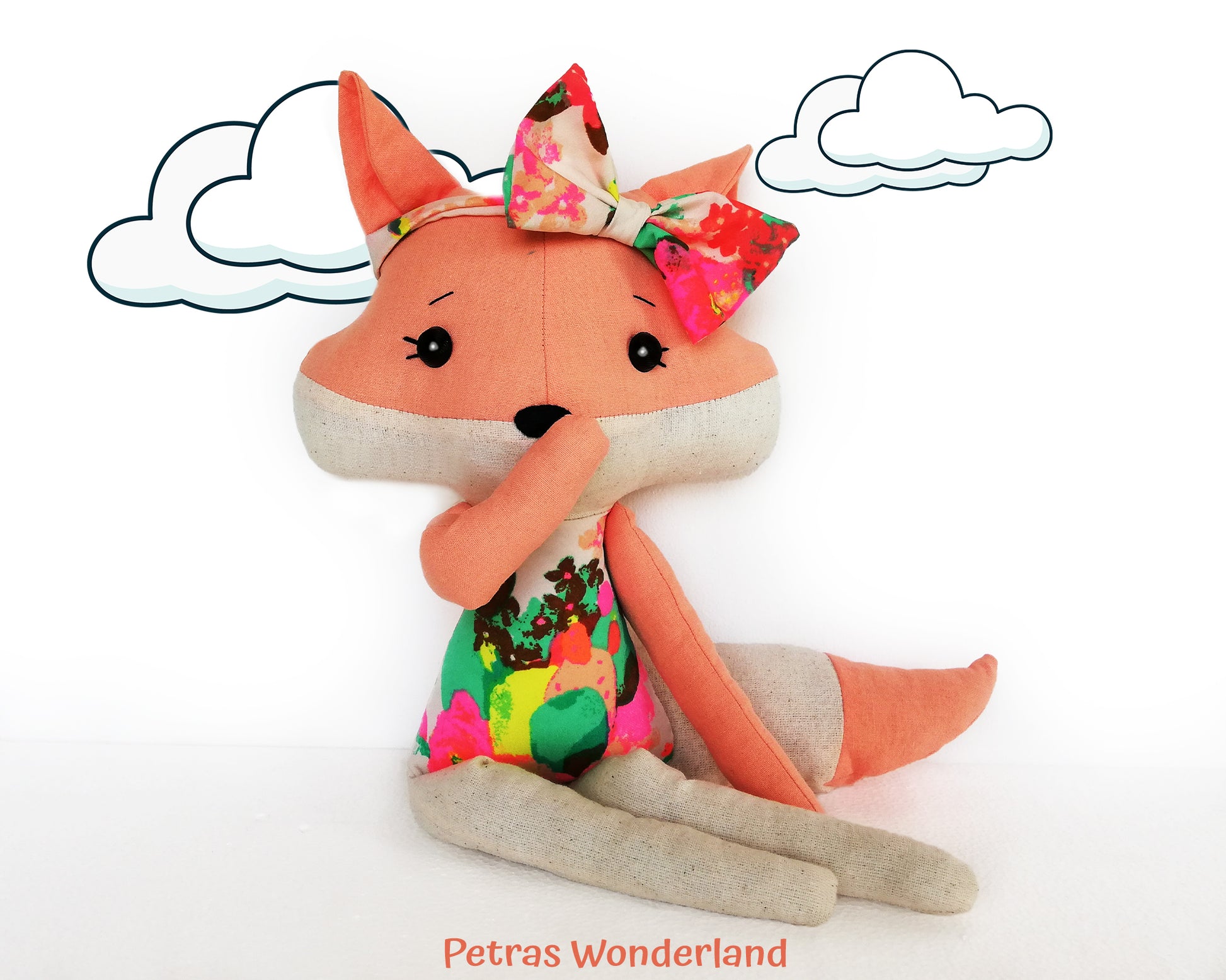 Woodland Friends Fox - PDF doll sewing pattern and tutorial 05