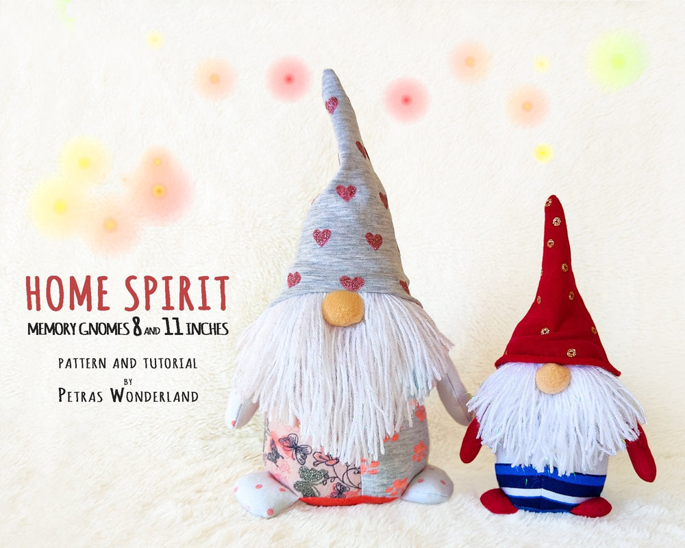 Home Spirit Memory Gnomes - PDF sewing patterns and tutorials