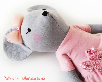 Miss and Mr. Mouse - PDF doll sewing pattern and tutorial 05