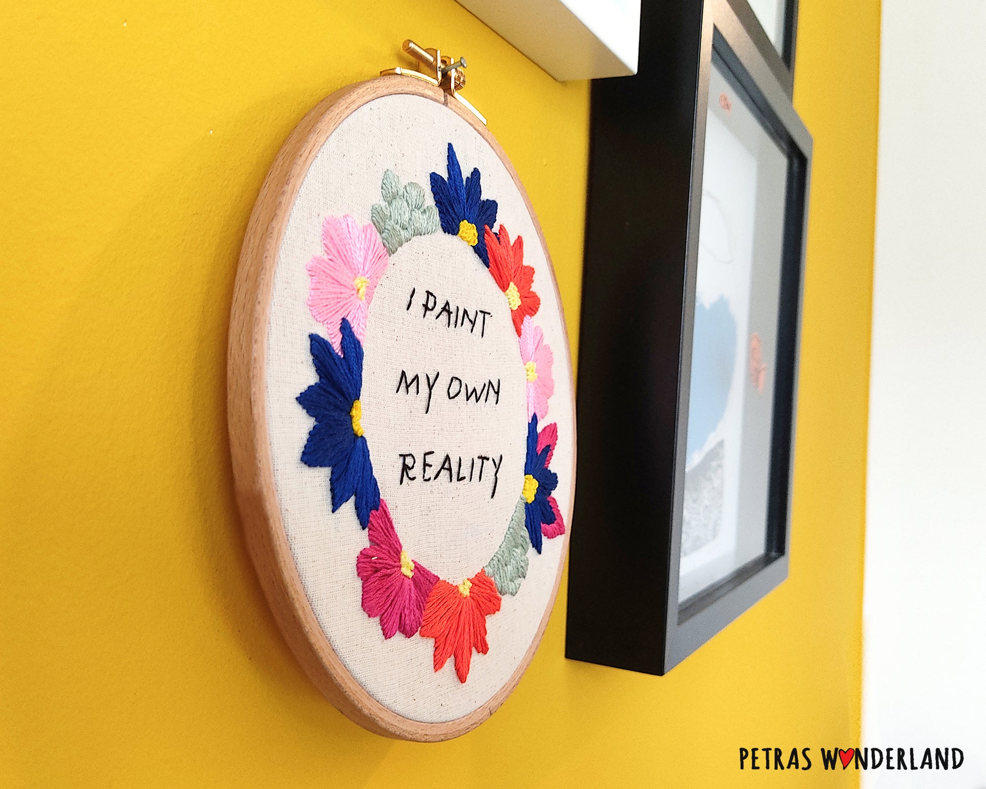 Famous Art Quote - PDF embroidery pattern and tutorial 03