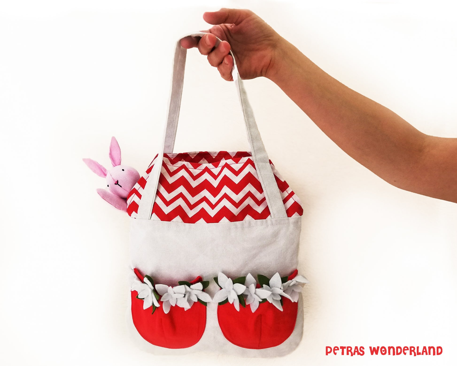 House Tote Bag - PDF doll sewing pattern and tutorial 01