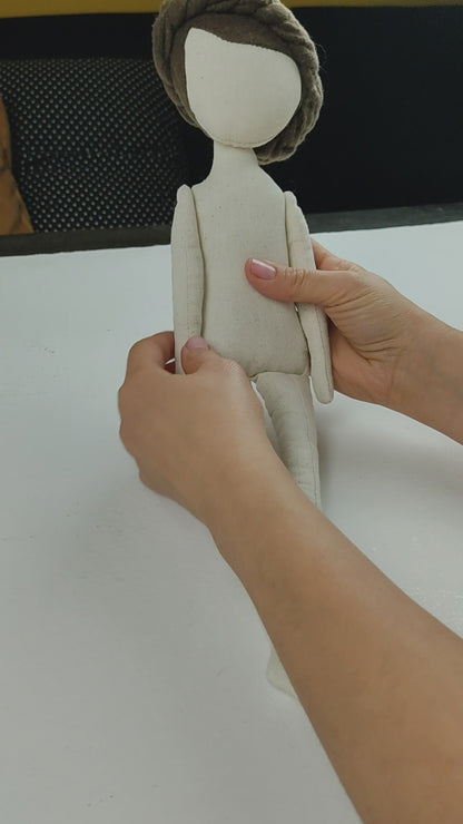 Lady Ena Doll Body 18 inch - PDF sewing pattern and tutorial