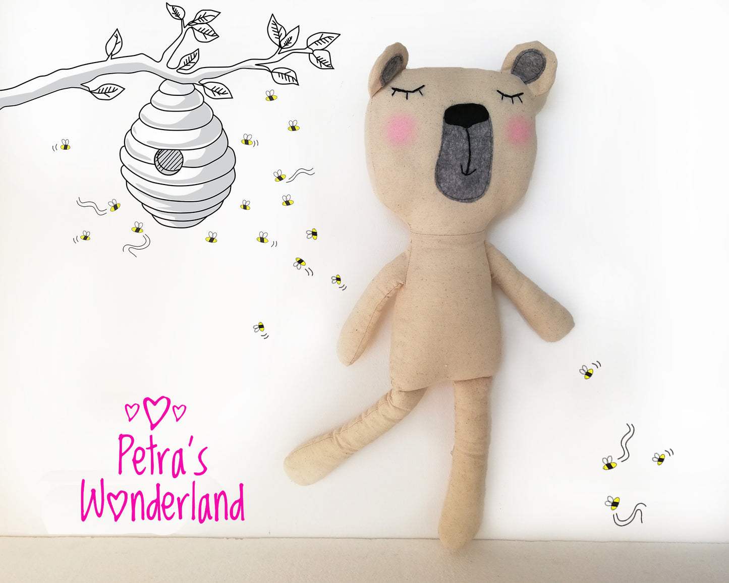 Bear Body 18 inch - PDF doll sewing pattern and tutorial 02