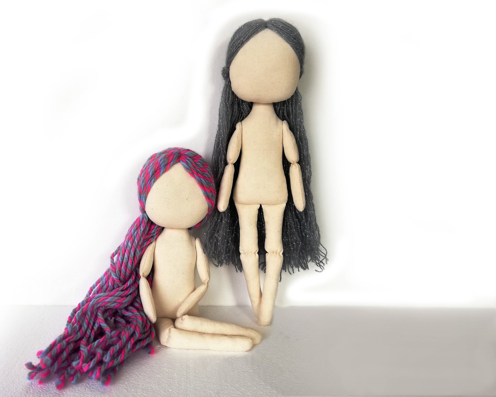 Doll Body 17 inch - PDF doll sewing pattern and tutorial