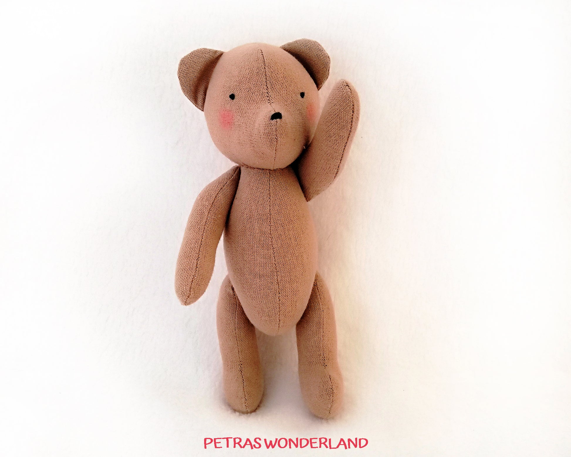 Mini Bear 6 inch - PDF doll sewing pattern and tutorial 04