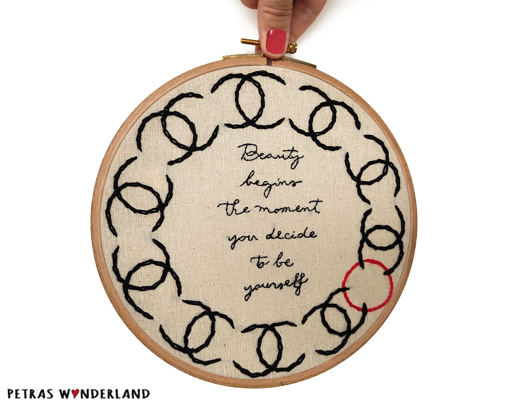 Fashion Quote - PDF embroidery pattern and tutorial 03