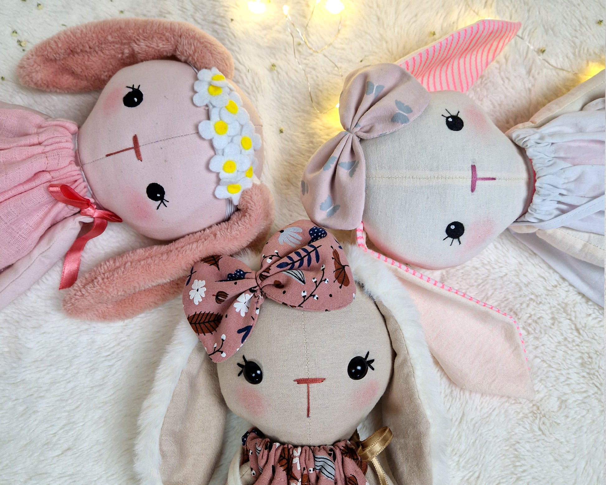 Woodland Friends Bunny - PDF sewing pattern and tutorial