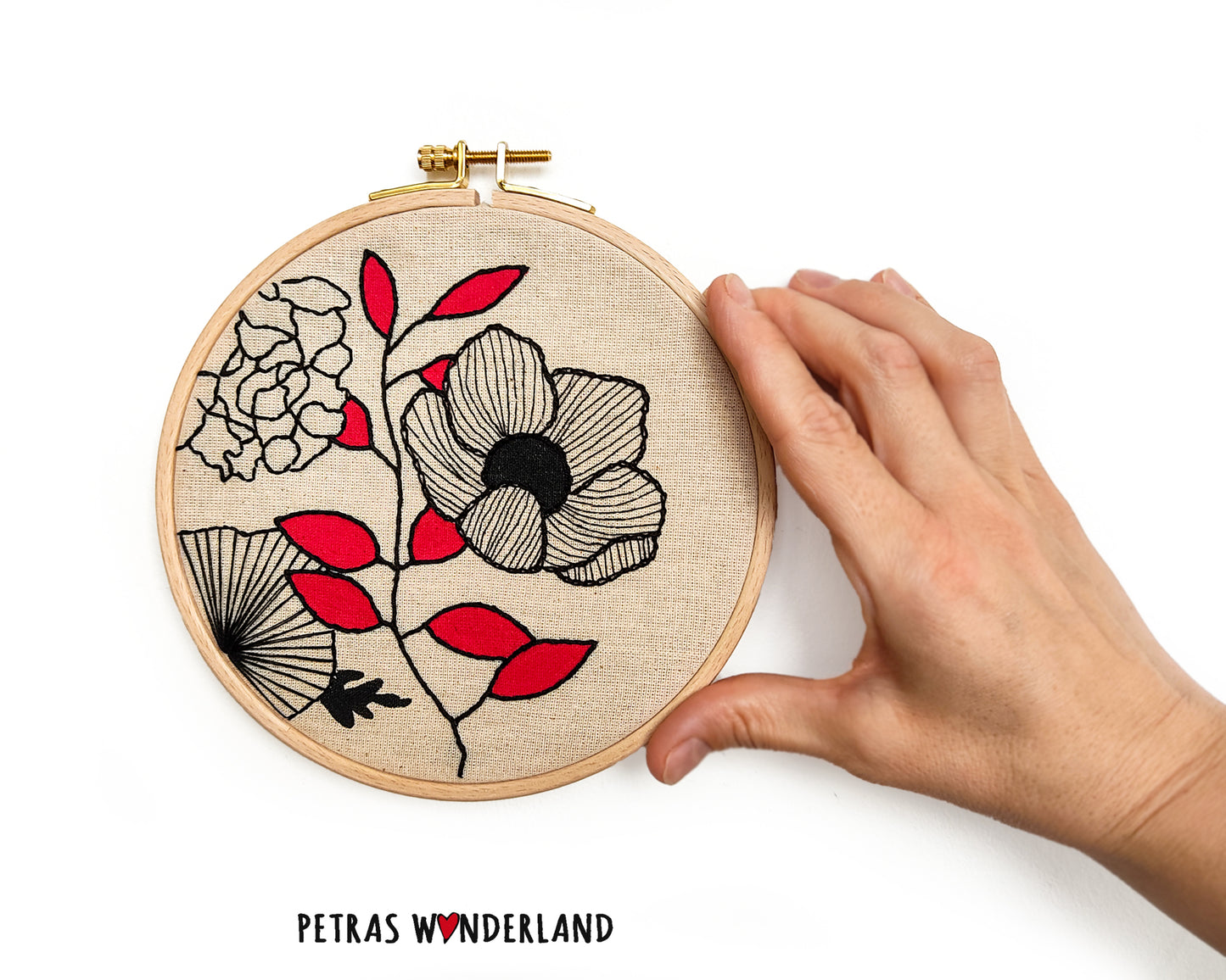 Flower Power - PDF embroidery pattern and tutorial 03