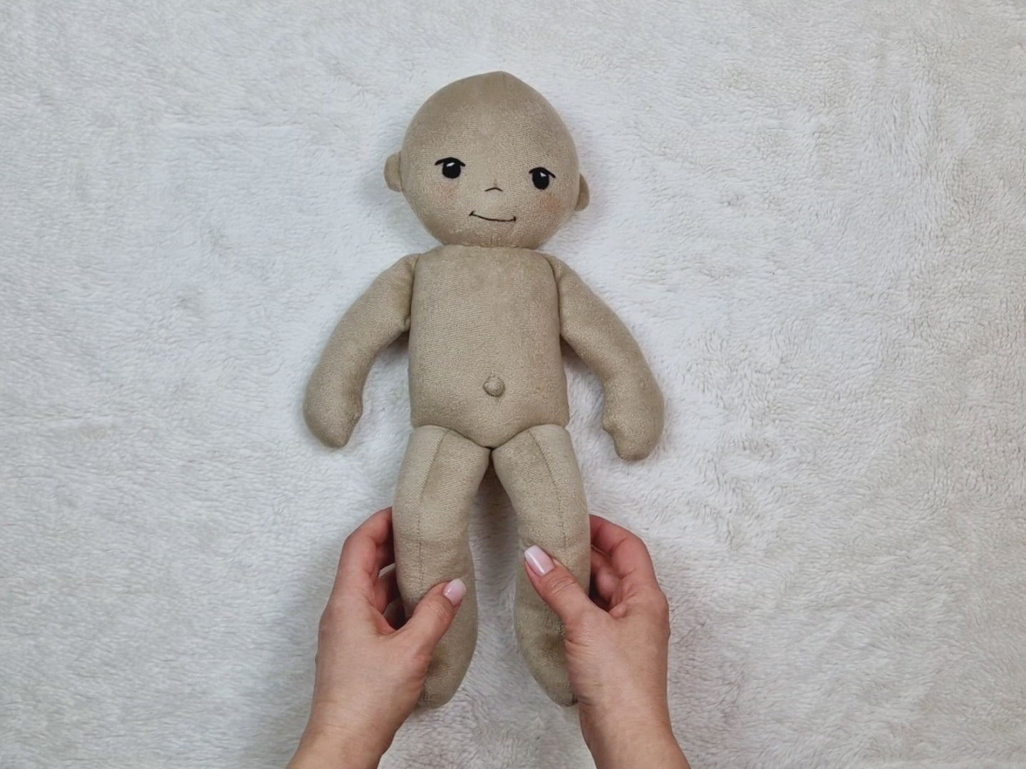 Baby Doll 15 inch - sewing step by step pattern and tutorial for doll and accessories