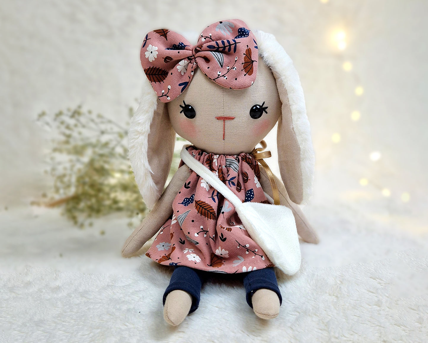 Woodland Friends Bunny - PDF sewing pattern and tutorial