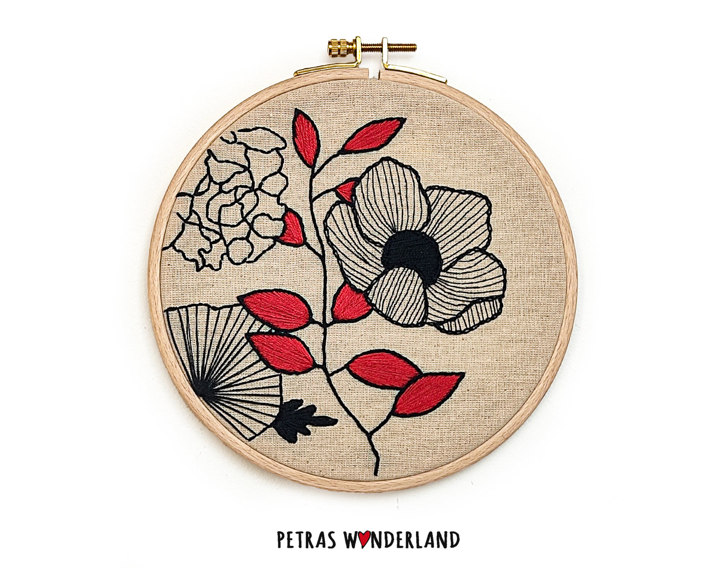 Flower Power - PDF embroidery pattern and tutorial 04