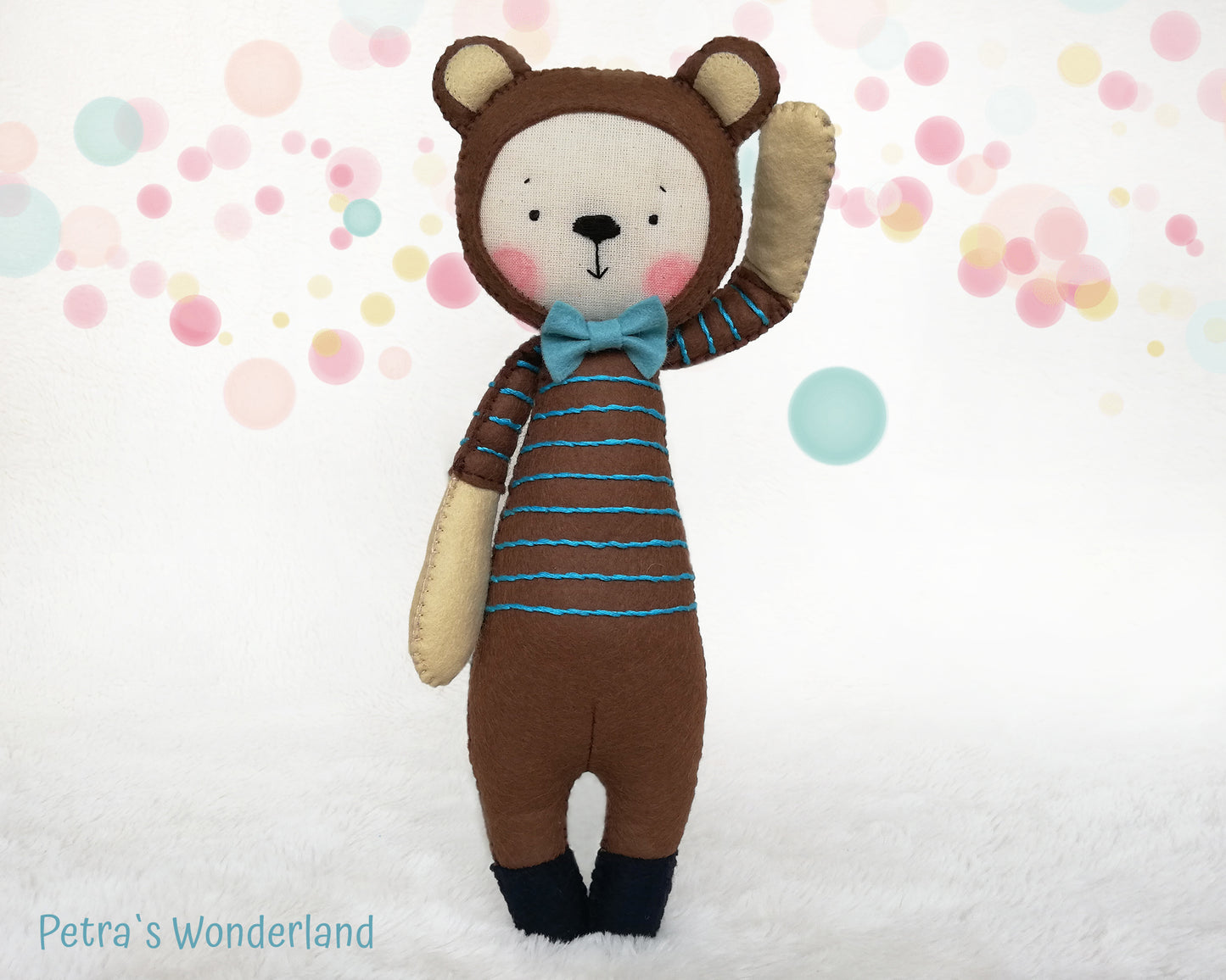 Teddy Bear Sam - PDF doll sewing pattern and tutorial 05