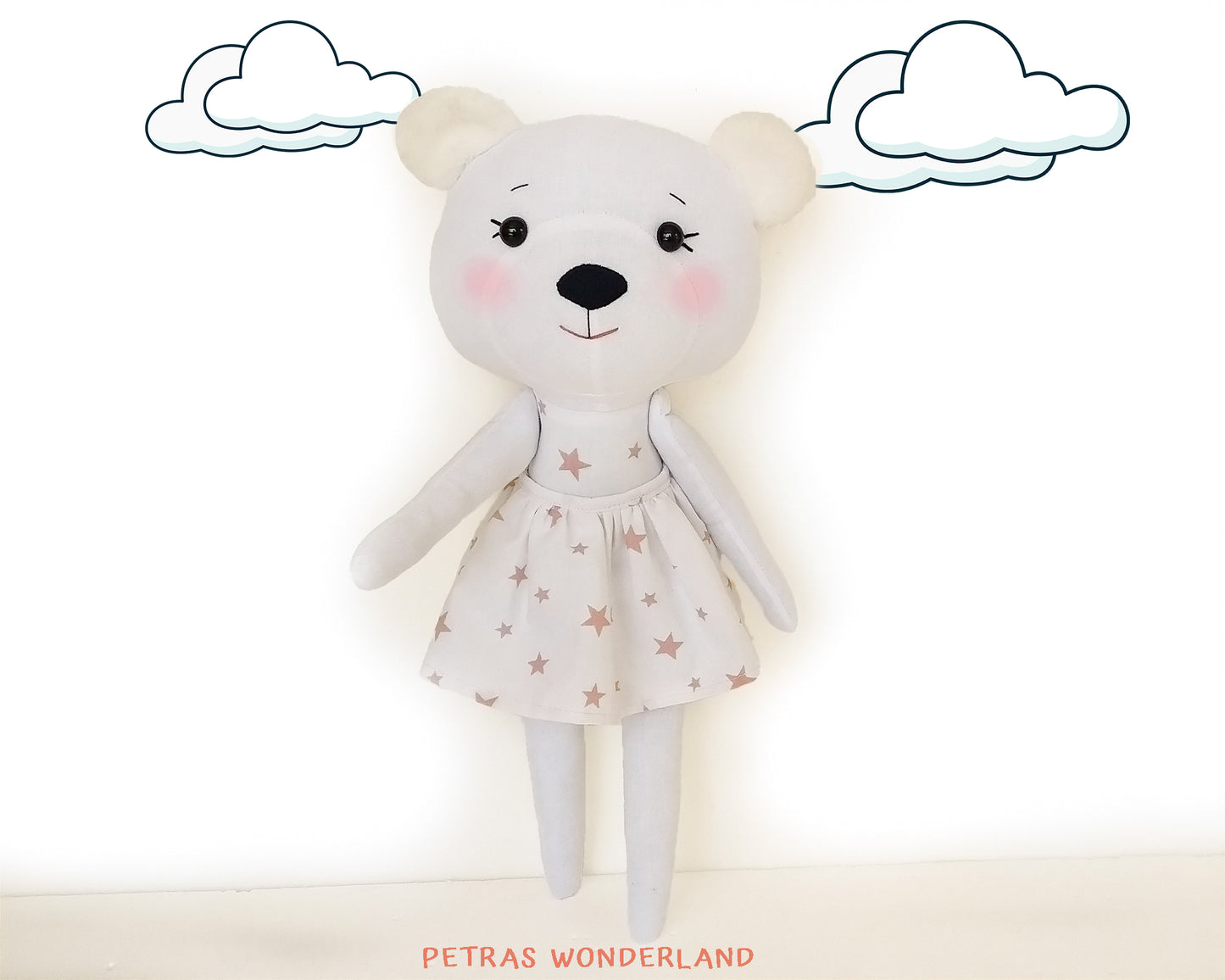 Woodland Friends Bear - PDF doll sewing pattern and tutorial 05