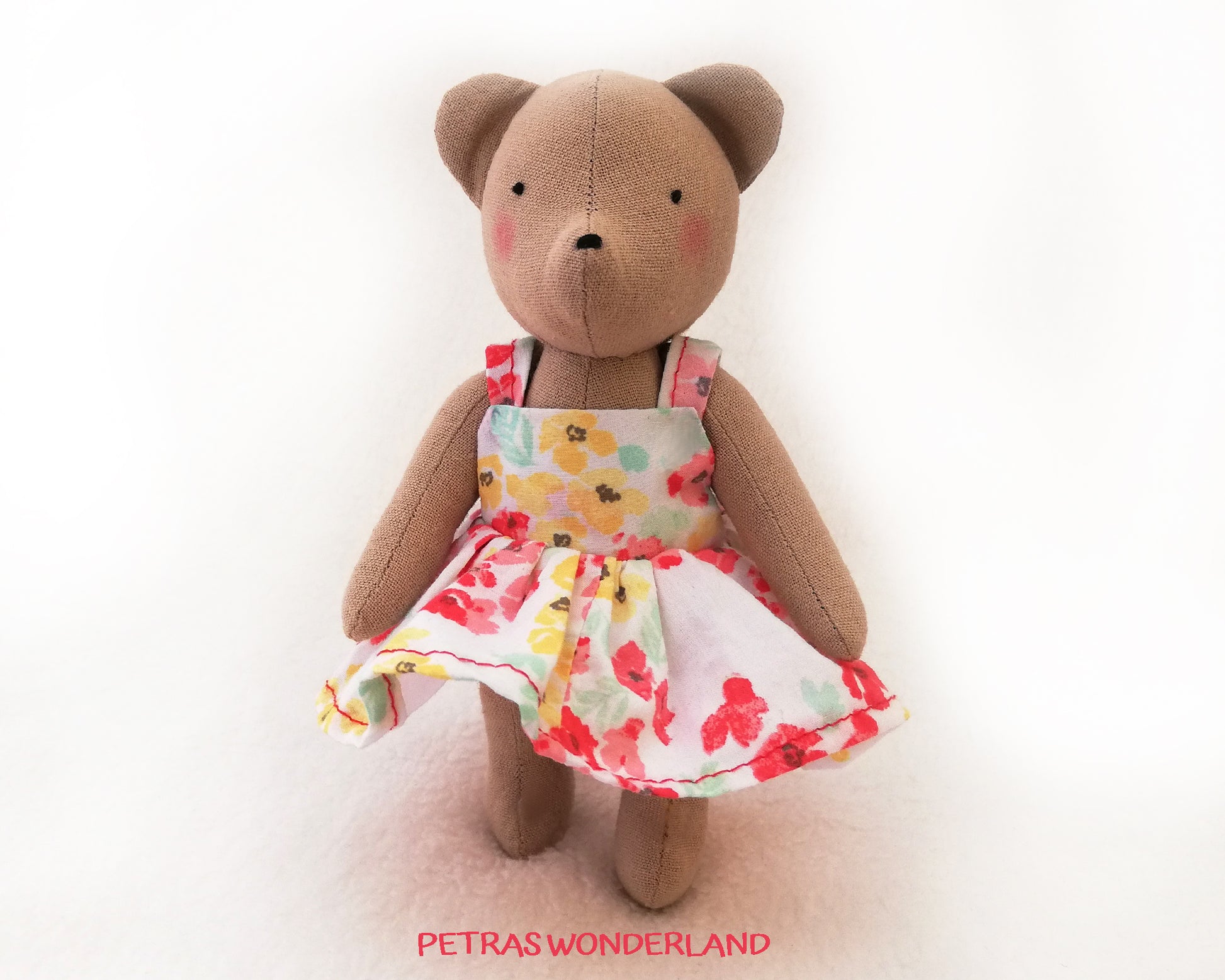 Mini Bear 6 inch - PDF doll sewing pattern and tutorial 05