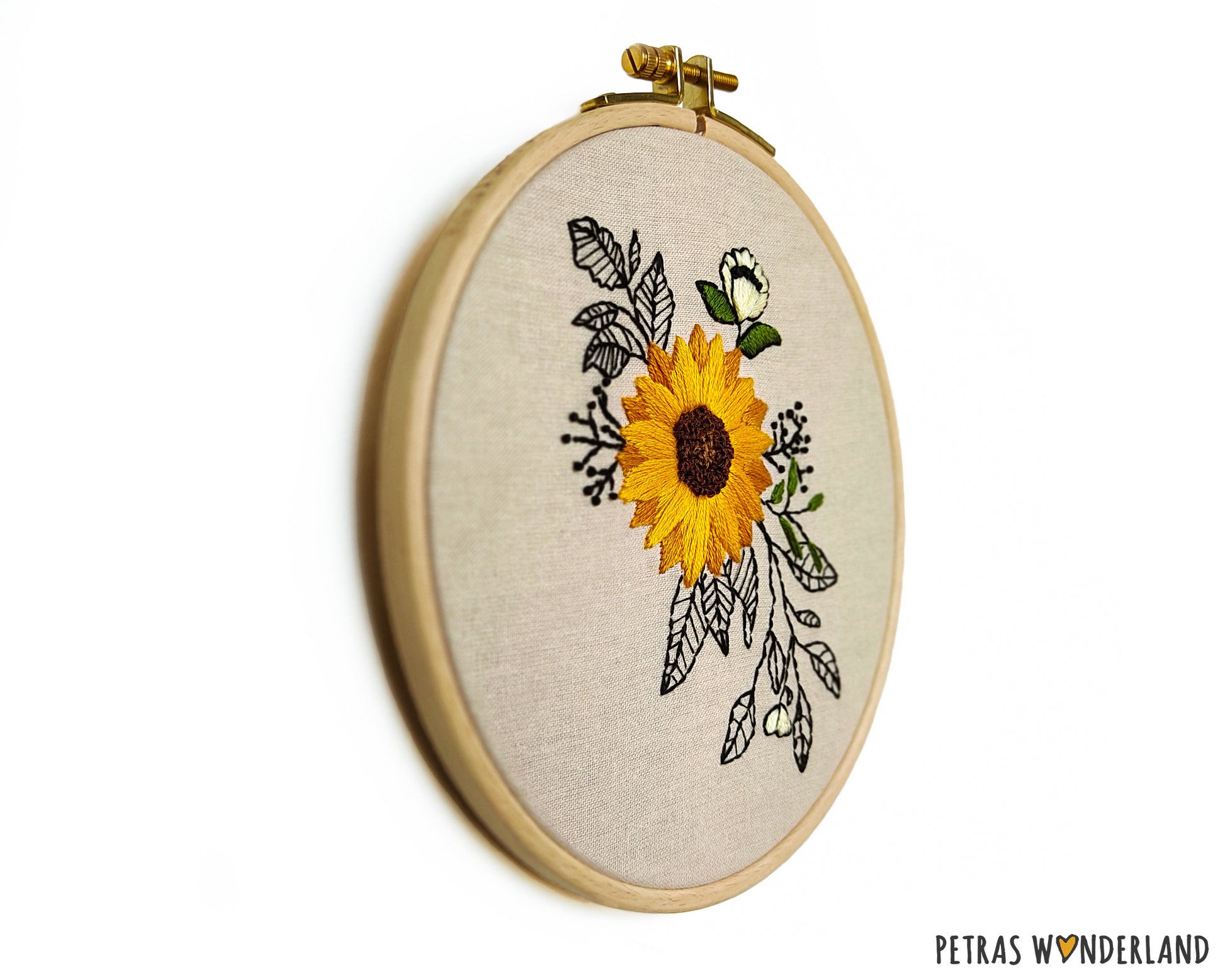 Sunflower - PDF embroidery pattern and tutorial 05