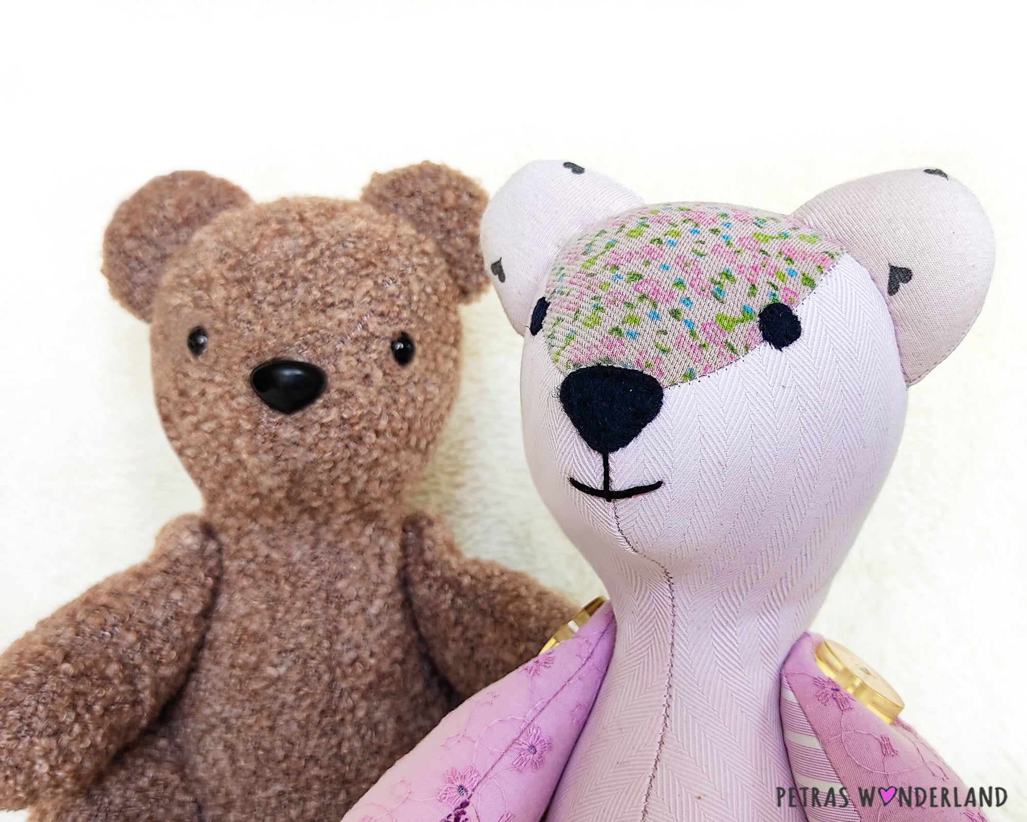 Memory Bear 9 inches - PDF sewing pattern and tutorial – Petras Wonderland