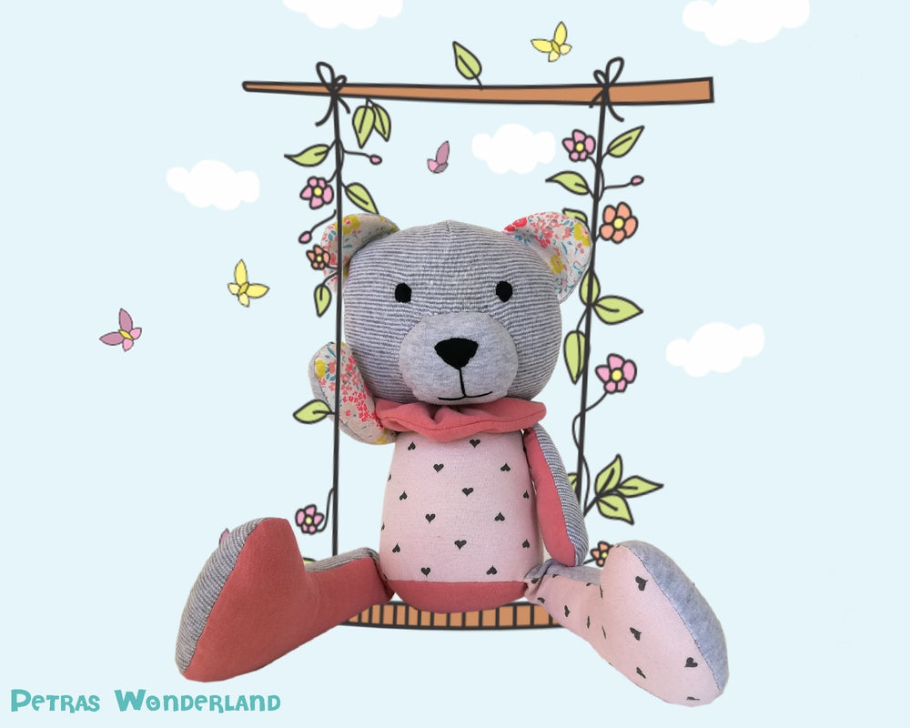 Softie Bear - PDF doll sewing pattern and tutorial 08