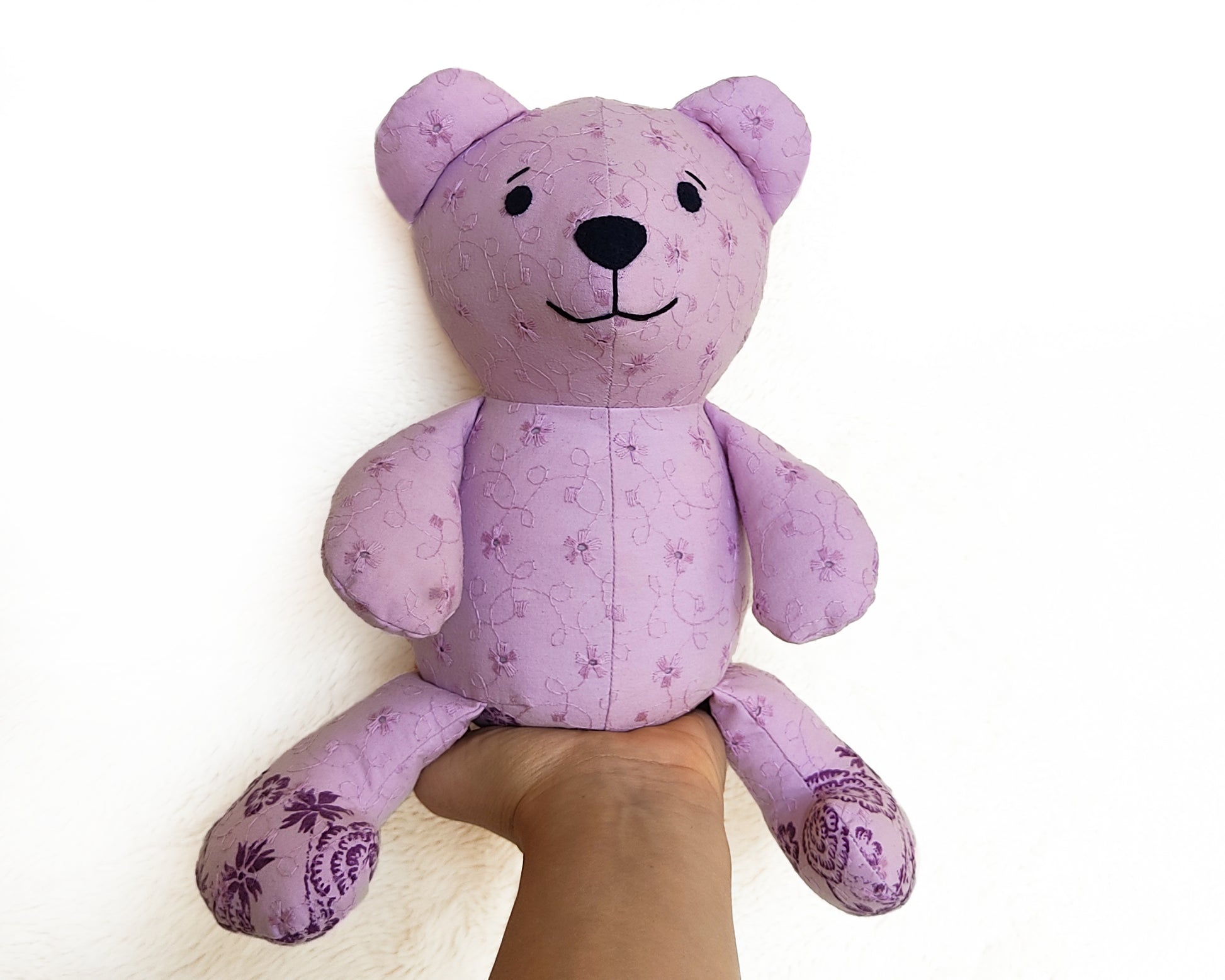Teddy Bear Tutorial and Pattern  Teddy bear sewing pattern, Bear
