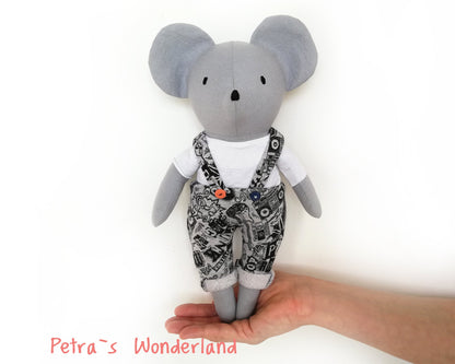 Miss and Mr. Mouse - PDF doll sewing pattern and tutorial 08