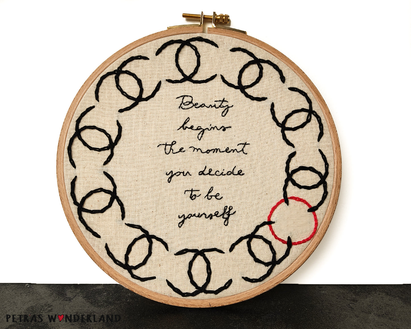 Special Offer: Fashion Portrait and Fashion Quote  - PDF embroidery pattern and tutorial 03