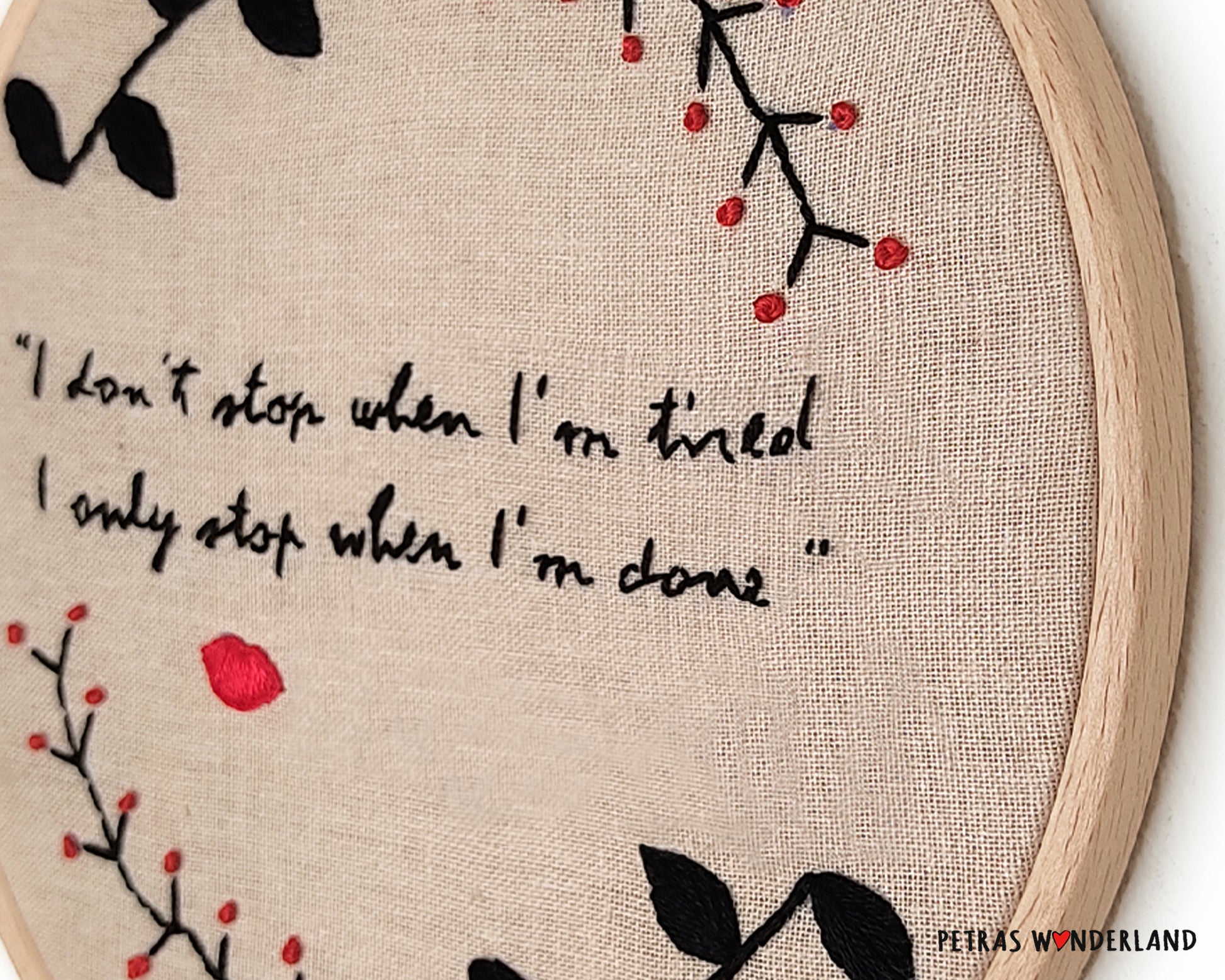 Actress Quote - PDF embroidery pattern and tutorial 04