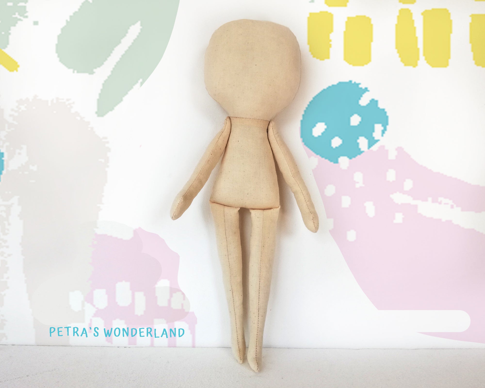 Doll Body 16 inch - PDF sewing pattern and tutorial – Petras Wonderland