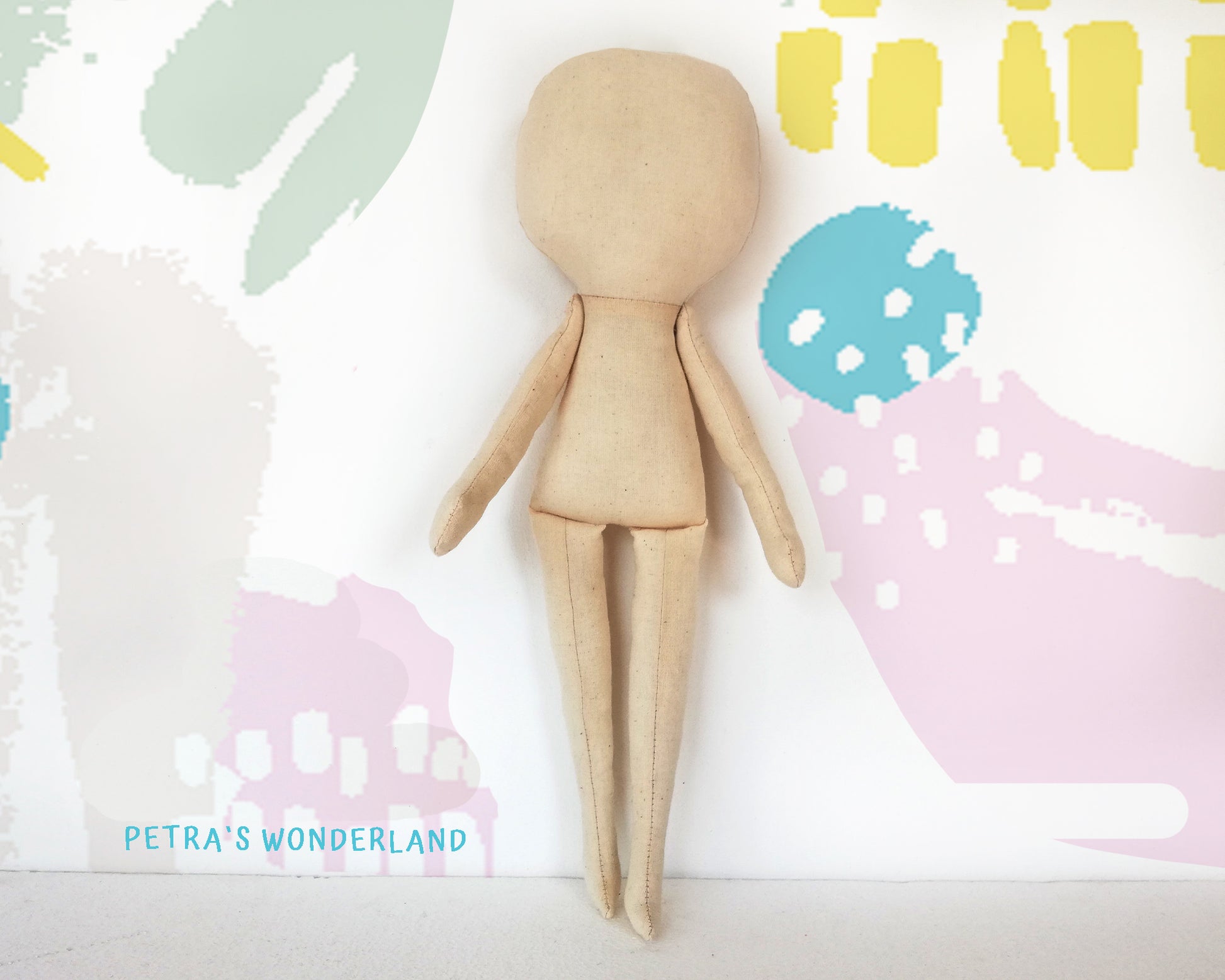 Doll Body 16 inch - PDF doll sewing pattern and tutorial 05