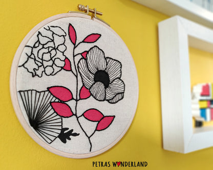 Flower Power - PDF embroidery pattern and tutorial 05