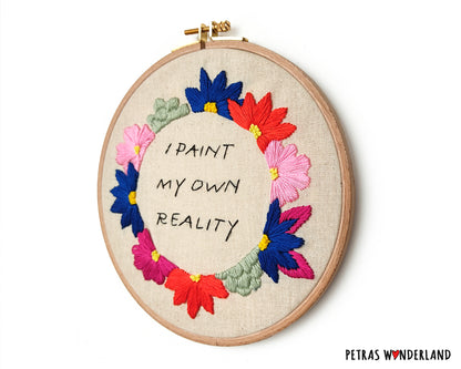 Famous Art Quote - PDF embroidery pattern and tutorial 08
