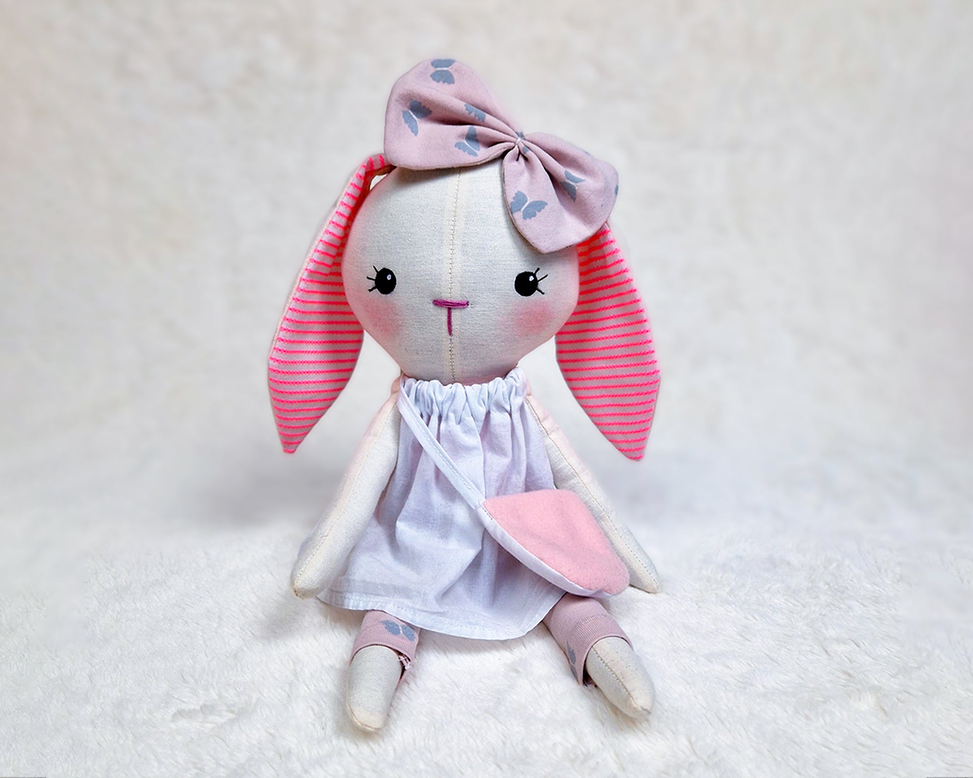 Woodland Friends Bunny - PDF Sewing Pattern And Tutorial – Petras ...