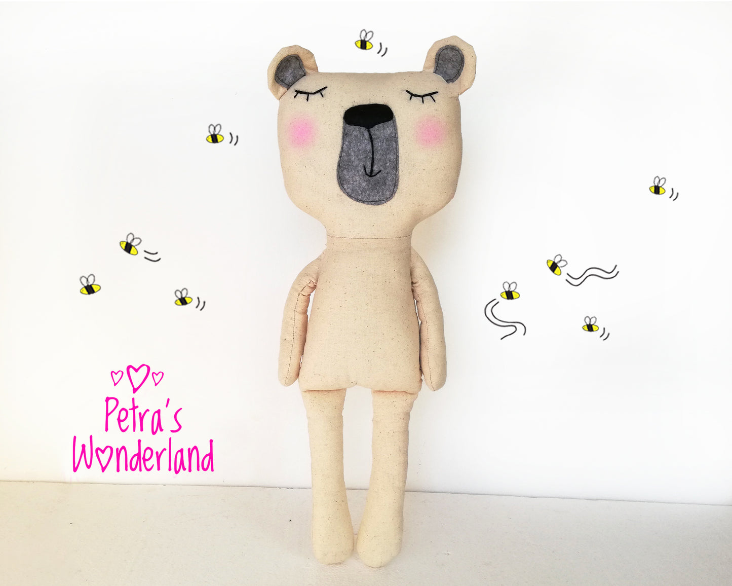 Bear Body 18 inch - PDF doll sewing pattern and tutorial 07