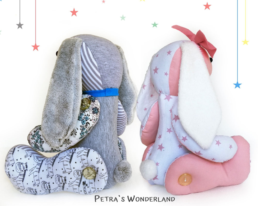 Memory Bunny PDF Sewing Pattern And Tutorial Petras Wonderland