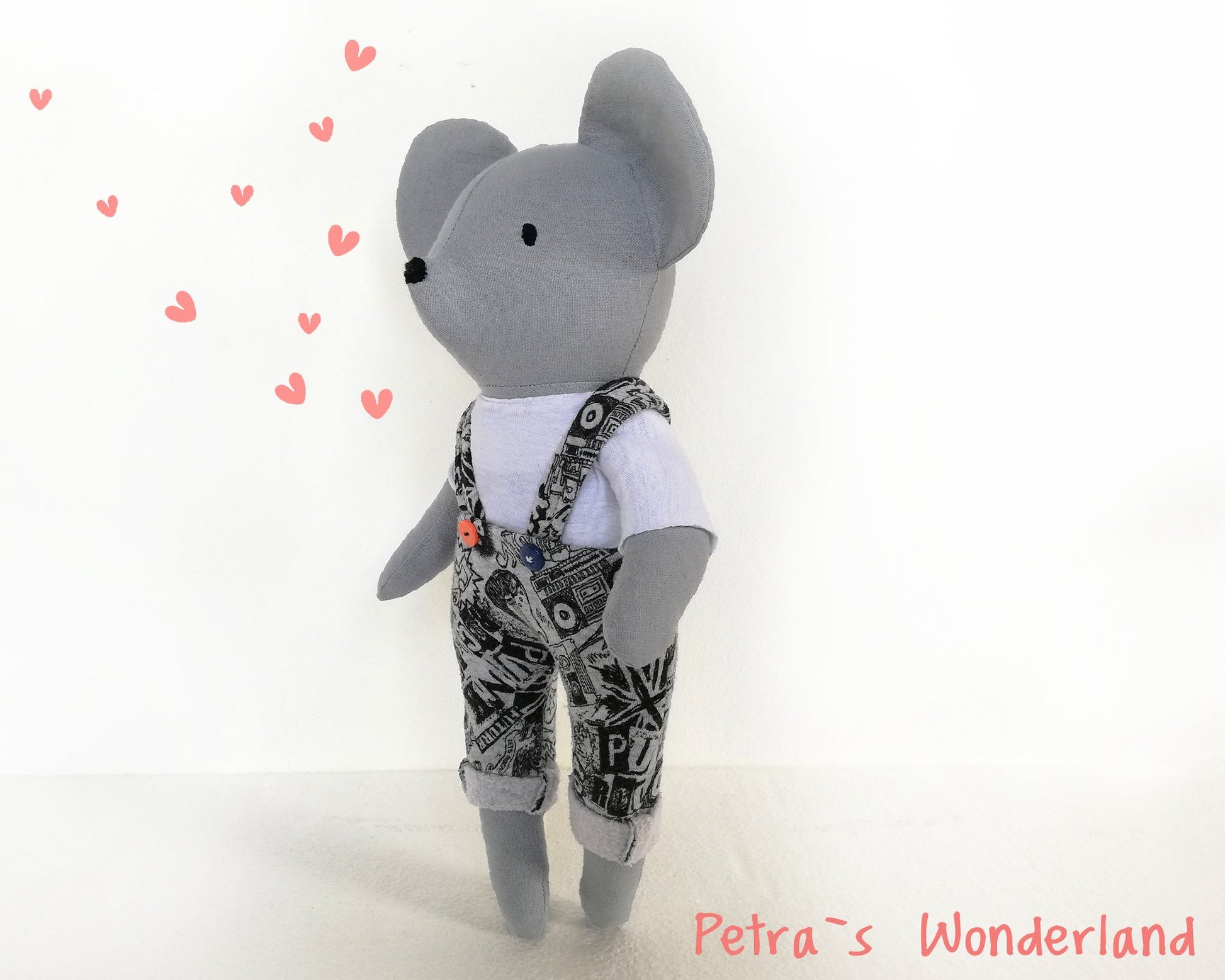 Miss and Mr. Mouse - PDF doll sewing pattern and tutorial 02