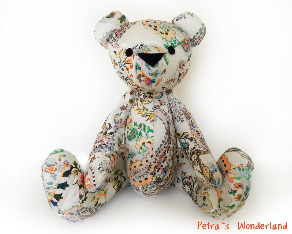 Memory Bear Ben - PDF sewing pattern and tutorial – Petras Wonderland