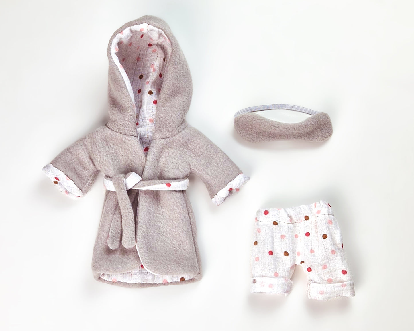 Set of clothes for Forest doll body - PDF sewing pattern and tutorial