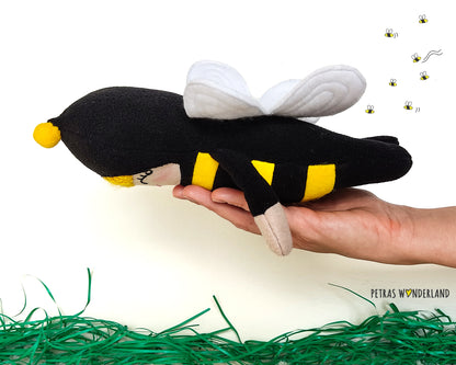Cuddly Creatures Bee - PDF sewing pattern and tutorial 03