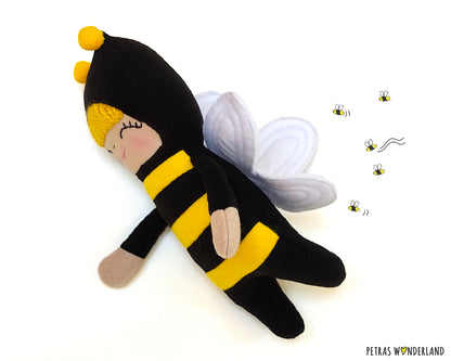 Cuddly Creatures Bee - PDF sewing pattern and tutorial 10