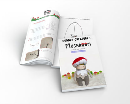Cuddly Creatures Mushroom - PDF sewing pattern and tutorial 09