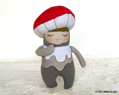 Cuddly Creatures Mushroom - PDF sewing pattern and tutorial 05