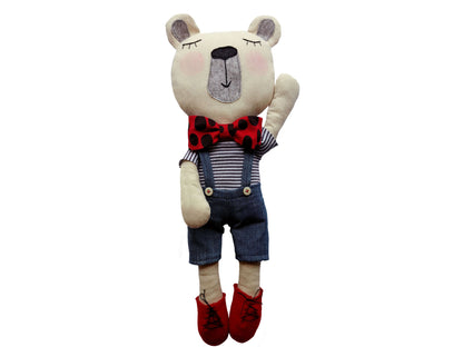 Mr Bear - PDF doll sewing pattern and tutorial