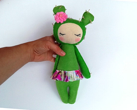 Miss Opuntia - PDF doll sewing pattern and tutorial 05