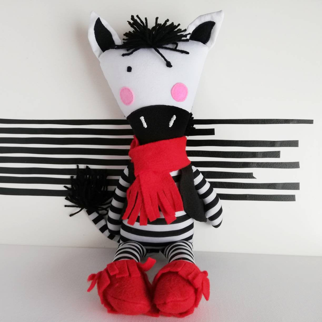 Zebra - PDF doll sewing pattern and tutorial